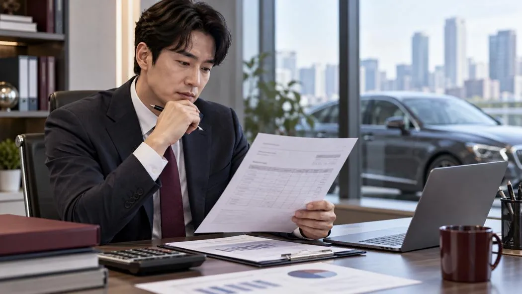 공정위는 왜 거래가 끝나기 전에 기업결합을 심사하려 할까? 관련 업무 상황을 표현한 AI 생성 실사형 이미지