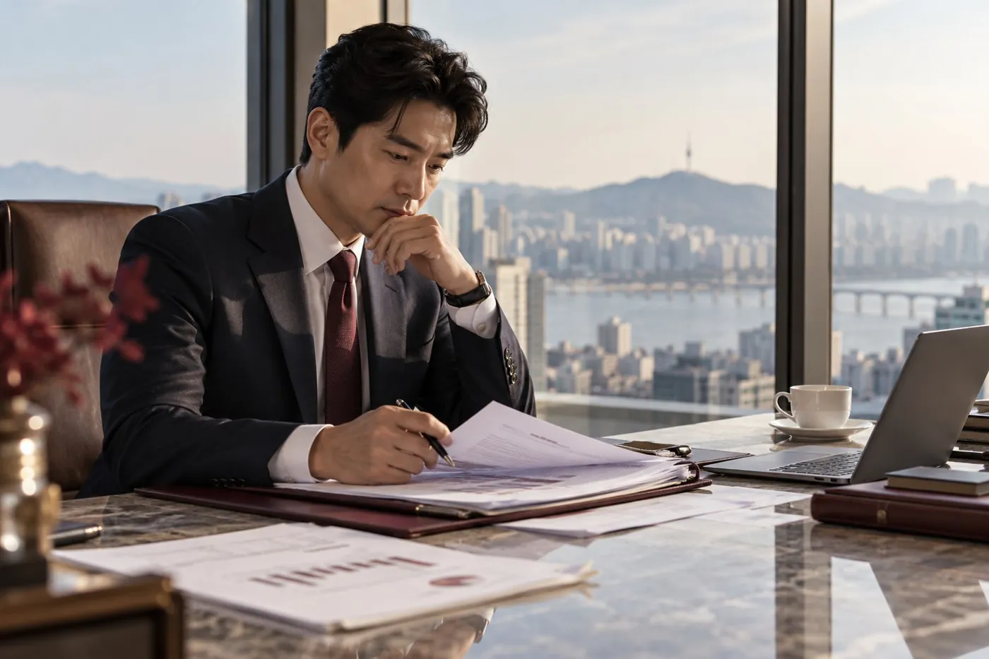 실무 Tip - TAB과 Step-up factor란 무엇인가? 상각절세효과를 쉽게 설명해보겠습니다. 사례파일 첨부 관련 상황을 표현한 AI 생성 실사형 이미지