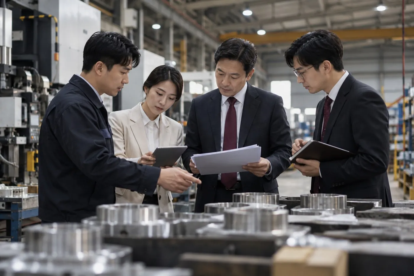 업무사례 · Financial Due Diligence - M&A 재무실사에서는 무엇을 확인할까? 실제 중소기업 투자검토 사례 관련 상황을 표현한 AI 생성 실사형 이미지
