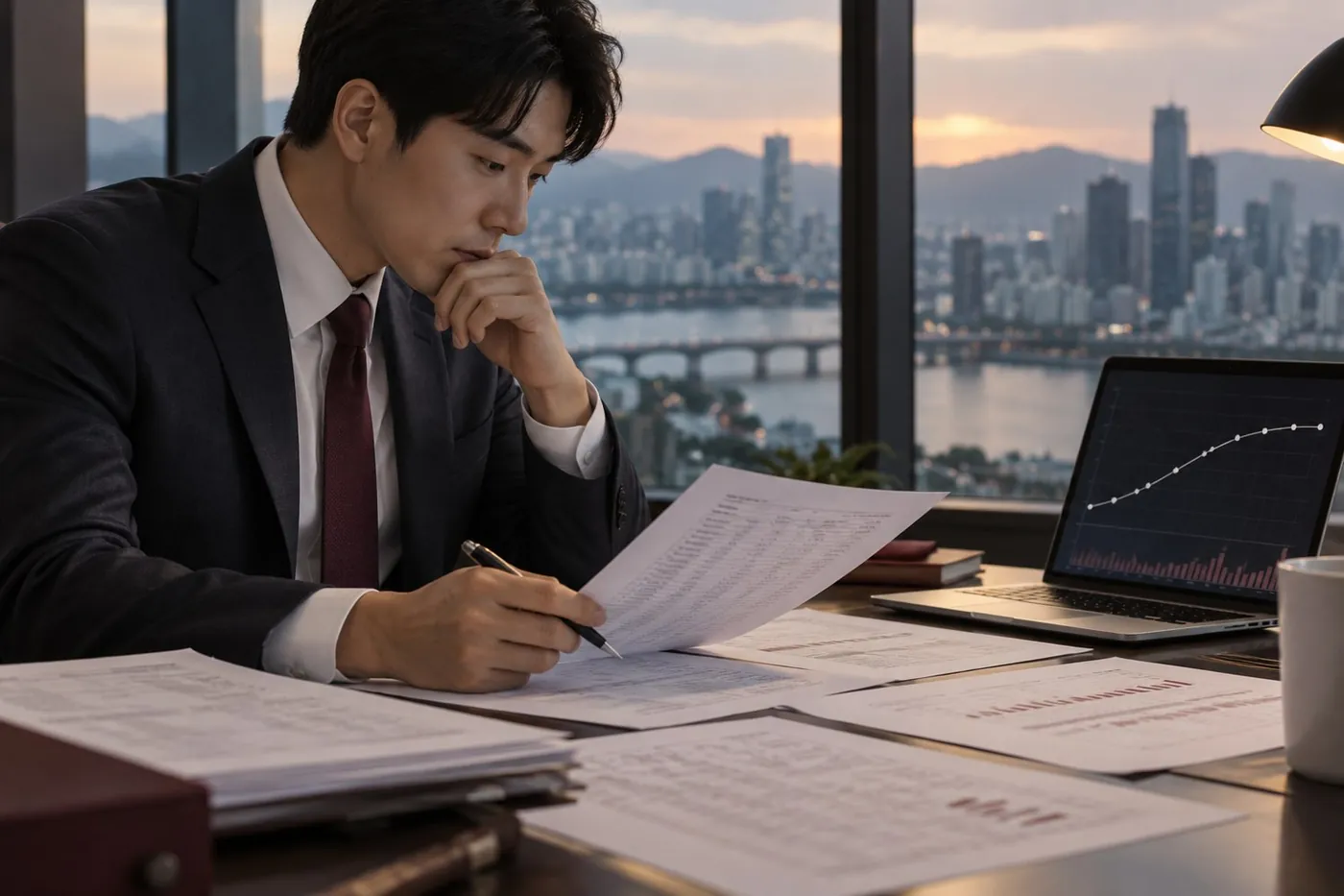 부트스트래핑(Bootstrapping)이란 무엇인가? 채권금리에서 Spot Rate를 만드는 원리 관련 상황을 표현한 AI 생성 실사형 이미지