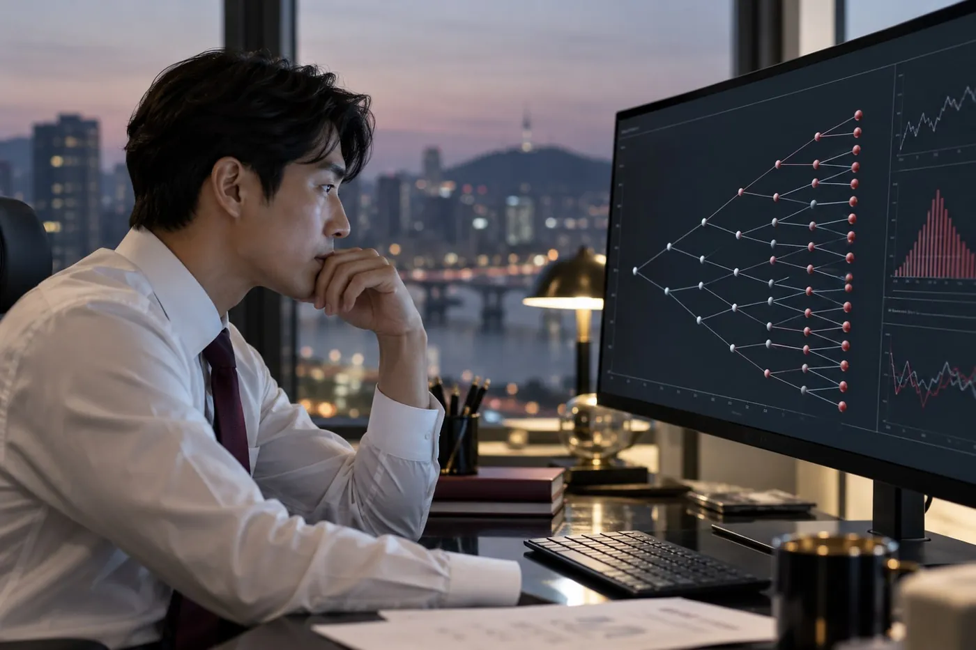 RCPS 평가에서 ‘전체 Node 자료’를 왜 요청할까? 최종 평가금액만으로 부족한 이유 관련 상황을 표현한 AI 생성 실사형 이미지