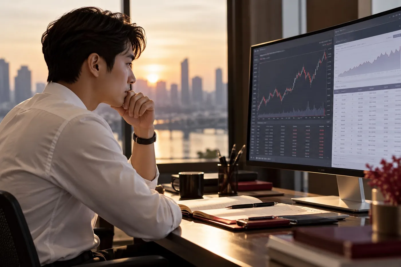 [IFRS 18 실무 FAQ ⑤] 투자자산의 수익과 비용은 어떻게 분류할까? 관련 상황을 표현한 AI 생성 실사형 이미지