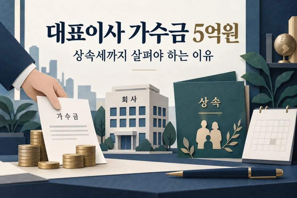 대표이사 가수금 5억원, 그냥 회사 빚일까? 사망하면 상속세가 늘어나는 이유 — 원 게시글 본문 시각자료 1