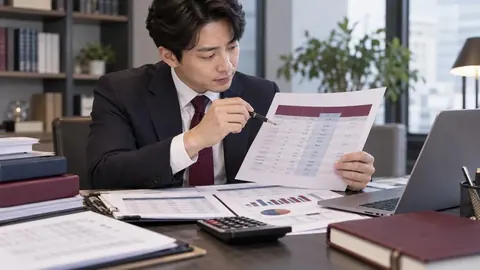 특수관계자에게 현물기부하면 왜 장부가액과 시가 중 큰 금액을 사용할까? 관련 업무 상황을 표현한 AI 생성 실사형 이미지