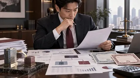 2026년 결산부터 회사가 가진 땅값이 재무제표에 보입니다 | K-IFRS 제1016호 개정 관련 업무 상황을 표현한 AI 생성 실사형 이미지